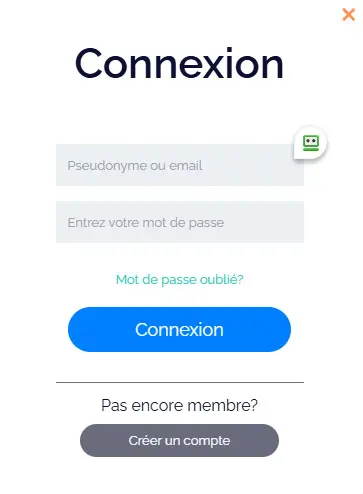 Connexion des membres du UNIBET CASINO