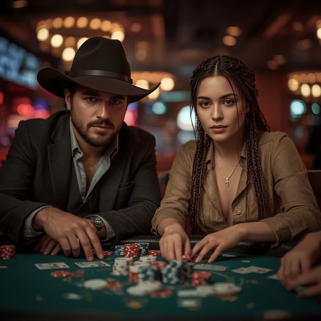 photo de deux joueurs de poker UNIBET CASINO